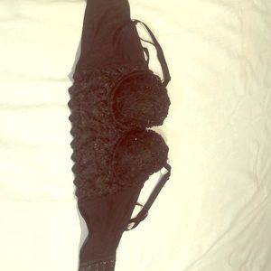 Fancy beaded crop top thing